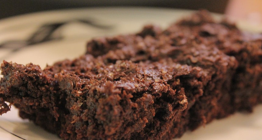 delicious holiday spiced gingerbread brownies and gluten free too.