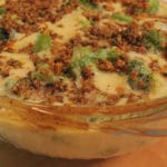 freshly baked gluten free broccoli gratin recipe
