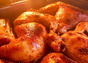 roasted chicken as a base for nutritious chicken bone broth