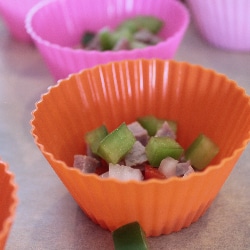 prepped layered gluten free ingredients