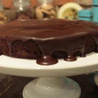 gluten free chocolate raspberry cake