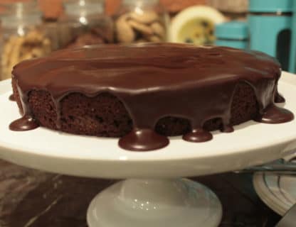 gluten free chocolate raspberry cake