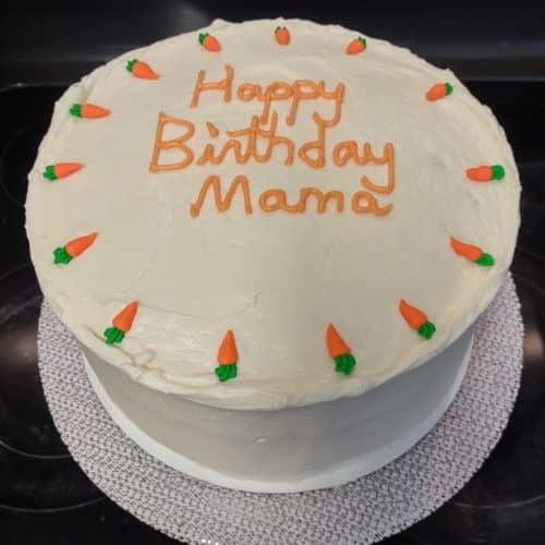carrot cake gluten free 9 inches