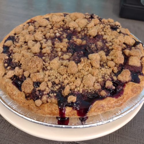 gluten free blueberry pie