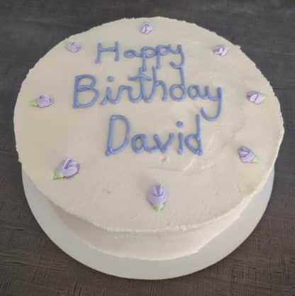 double layer gluten free spice cake