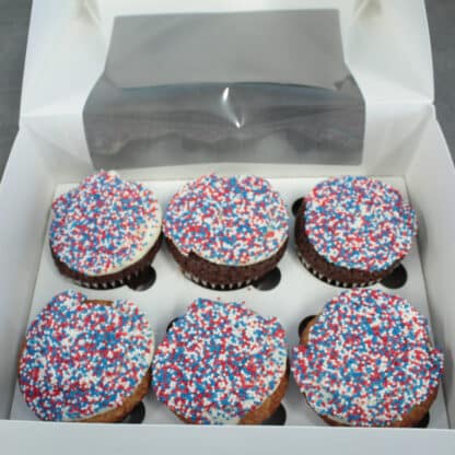 patriotic gluten free cupcakes