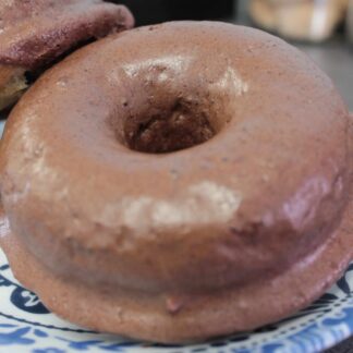delicious chocolate mint donut