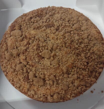 cinnamon swirled gluten free coffee cake