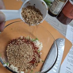 sesame for spicy gluten free pickles