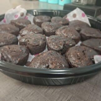 gluten free brownie platter - chocolate