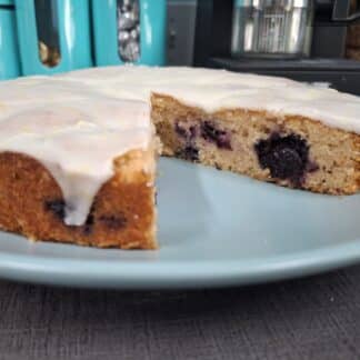 gluten free lemon blueberry shippable cake