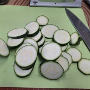 zucchini slices