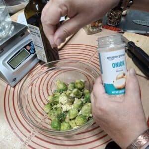seasoning to brussel sprouts