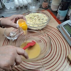 egg into almond scones gluten free