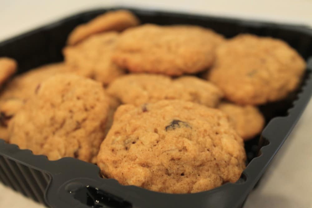 fresh baked oatmeal gluten free cookies